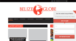 Desktop Screenshot of belizeglobe.com